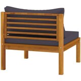  3-dijelna vrtna garnitura od masivnog drva bagrema s jastucima | shoptok.hr