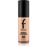 Flormar Perfect Coverage Mat Touch Foundation matirajoči tekoči puder za mešano do mastno kožo odtenek 308 Fair Ivory 30 ml | Shoptok.si