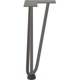  Noge s ukosnicama za stolić za kavu 4 kom. Prirodni čelik 30 cm Puni čelik | shoptok.hr
