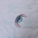 Jerry Fabrics Bijela pamučna dječja posteljina za dječji krevetić 100x135 cm Lilo and Stitch "White Star" – | shoptok.hr