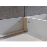 Bobochic Paris Bež oblazinjena zakonska postelja s prostorom za shranjevanje z letvenim dnom 160x200 cm Garance – | Shoptok.si