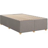  Krevet s oprugama i madracem smeđesivi 120 x 200 cm od tkanine | shoptok.hr