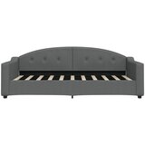  Dnevni krevet s madracem tamnosivi 90 x 190 cm od tkanine | Eponuda.com