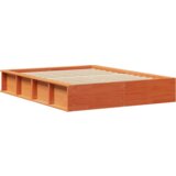  Krevetna konstrukcija Voštano smeđa 140 x 190 cm Masivno drvo | shoptok.hr