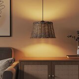  Sjenilo za stropnu svjetiljku smeđe Ø 38 x 23 cm od pruća | shoptok.hr