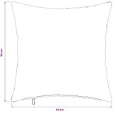  Presvlaka za jastuk 2 pcs HEERLEN Ružičasta 50 x 50 cm Bouclé - Ružičasta 50 x 50 cm 2 | shoptok.hr