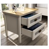 Hanah home Noćni ormarić krem - hrast - siva boja FRN 21016 | ePonuda.com