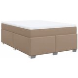 Maison Chic Box spring postelja - Vzmetna postelja z vzmetnico kapučino 140x190cm umetno usnje SL4797, (21888028) | Shoptok.si