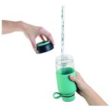 Lékué Turkizna steklena steklenica za vodo za na pot 500 ml To Go – | Shoptok.si