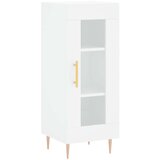 vidaXL Visoka omara bela 34,5x34x180 cm inženirski les | Shoptok.si