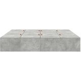  Krevet za pohranu Beton Siva 180x200 cm | shoptok.hr