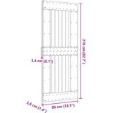  Vrata NARVIK Prirodna 85 x 210 cm Čvrsta borovina - Prirodna 85 x 210 cm Gladak dizajn | shoptok.hr