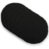  Presvlaka za jastuk 6 pcs HEERLEN Crna Ø 50 cm Bouclé | shoptok.hr
