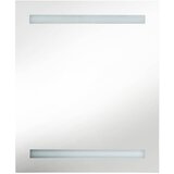  LED kupaonski ormarić s ogledalom crni 50 x 14 x 60 cm | shoptok.hr