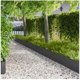 vidaXL Ogradice za vrt - Rubnjak za travnjak s gornjim preklopom 20 kom. 103 x 30 cm - Crna 20 30 cm | shoptok.hr