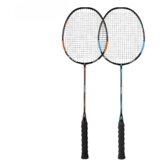 Agnite Set za badminton sa 2 reketa i 3 loptice, Crni Cene