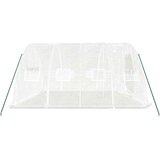  Staklenik s čeličnim okvirom bijeli 20 m² 5 x 4 x 2 3 m | shoptok.hr