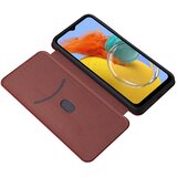 INORCO Za Samsung Galaxy M14 5G ovitek za telefon TPU+PU usnjeno stojalo, etui za telefon s teksturo ogljikovih vlaken z režo za kartice, (22036071) | Shoptok.si