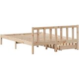vidaXL Okvir kreveta bez madraca 120 x 200 cm od masivne borovine | shoptok.hr