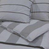  Set posteljine za poplun sivi 155x220 cm pamučni | shoptok.hr