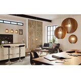 Eglo Cossano visilica/1 e27 ø500 nikl-mat/ smeđa | shoptok.hr