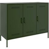 Maison Chic Komoda - Predalnik olivno zelena 100,5x39x79 cm jeklo, (21715743) | Shoptok.si