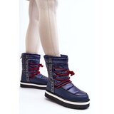 Boto Women's Snow Boots with Laces Navy Lilara | Shoptok.si