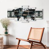 Artgeist Slika Na Platnu Metal World Map | Shoptok.si