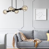  Luster na šipci ASTRID 4xE27/60W/230V crna | Eponuda.com