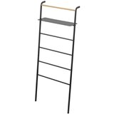 YAMAZAKI crni stalak s policom Tower Ladder Cijene