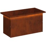  Vrtna posuda za sadnju s LED svjetlom Rđa 30 x 60 x 30 cm Slike