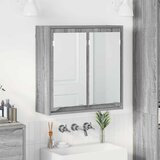  Kupaonski ormar s ogledalom Zidne Siva Sonoma 60 x 20 x 60 cm | shoptok.hr