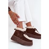Boto Women's snow boots on platform with fur brown Florivelle | shoptok.hr