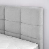 Mömax Postelja Boxspring Oviedo, Svetlo Siva, 160x200 | Shoptok.si