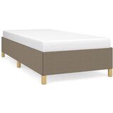 The Living Store Posteljni okvir taupe 100x200 cm blago - Posteljni Okvir, (21525181) | Shoptok.si