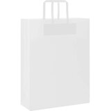  Papirnate vrećice 250 kom s ručkama bijele 32x12x42 cm | Eponuda.ba