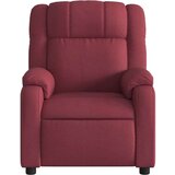  Električni naslonjač od tkanine crvena boja vina | shoptok.hr