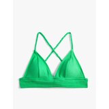 Koton Bikini Tops Bralette Crossovers Covered Textured Cene