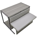 Bessagi Garden Set Za Balkon Mario, Modularen, Sivorjava, 5-Delno | Shoptok.si