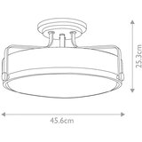  Hinkley HK-HARPER-SFM-CM - Plafonski luster HARPER 3xE27/60W/230V sjajni hrom | Eponuda.com