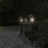  Vanjska podna svjetiljka crna 80 cm od nehrđajućeg čelika | Eponuda.com