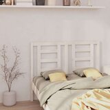  Posteljno vzglavje belo 126x4x100 cm trdna borovina, (20647254) | Shoptok.si
