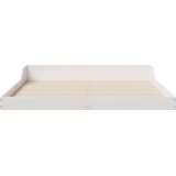  posteljni okvir, trden borov les, bela, 143,5×223,5×24 cm | Shoptok.si