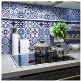 Ambiance Komplet 24 stenskih nalepk Decals Tiles Eusebio, 10 x 10 cm Cene