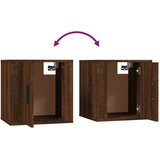  Zidni TV ormarići 2 kom boja smeđeg hrasta 40x34,5x40 cm | shoptok.hr