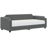  Dnevni krevet s madracem tamnosivi 80 x 200 cm od tkanine | shoptok.hr