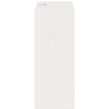  Stalak za vino 2 pcs Bijelo 62 x 25 x 62 cm Čvrsto borovo drvo | shoptok.hr