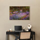  Slika - Claude Monet – The Artist’s Garden at Giverny 90x60 U prirodnom drvenom okviru | shoptok.hr