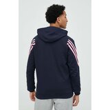 Adidas Bluza moška, mornarsko modra barva, s kapuco | Shoptok.si