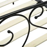  Okvir za krevet s nadstrešnicom crni metalni 160 x 200 cm | shoptok.hr